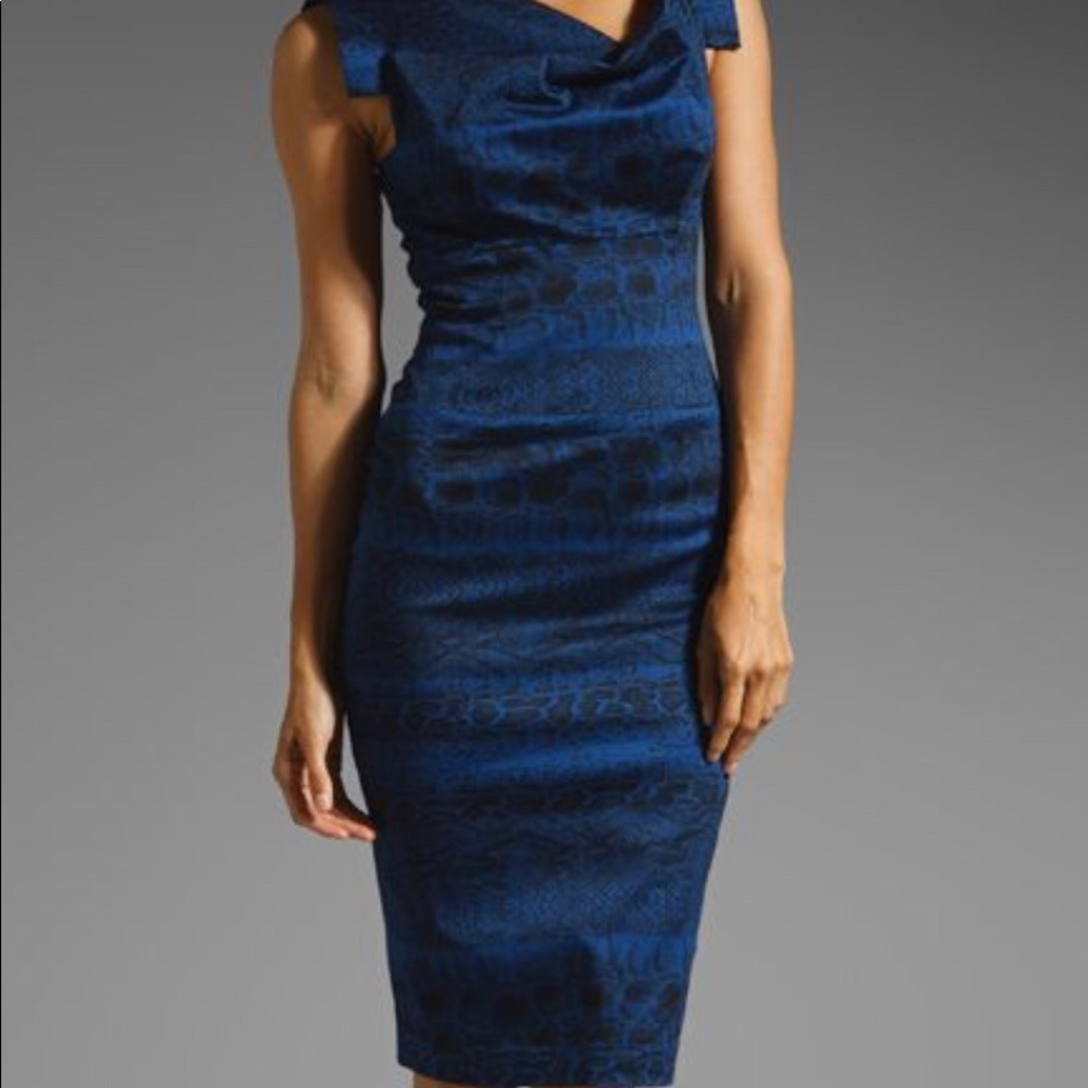 Blue Snakeskin Jackie O Black Halo